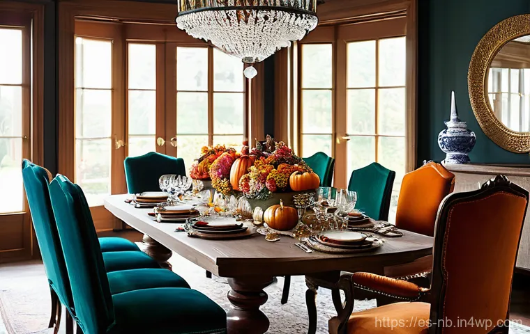 계절별 맥시멀리즘 인테리어 변화 - Vintage Treasures and Green Oasis Reading Nook**
A close-up, inviting view of a cozy maximalist read...