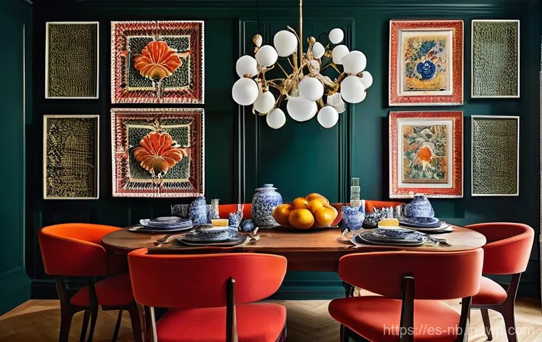 맥시멀리즘 인테리어에서의 균형 찾기 - **A Cozy Maximalist Reading Nook:**
    An intimate and highly personalized maximalist reading nook,...